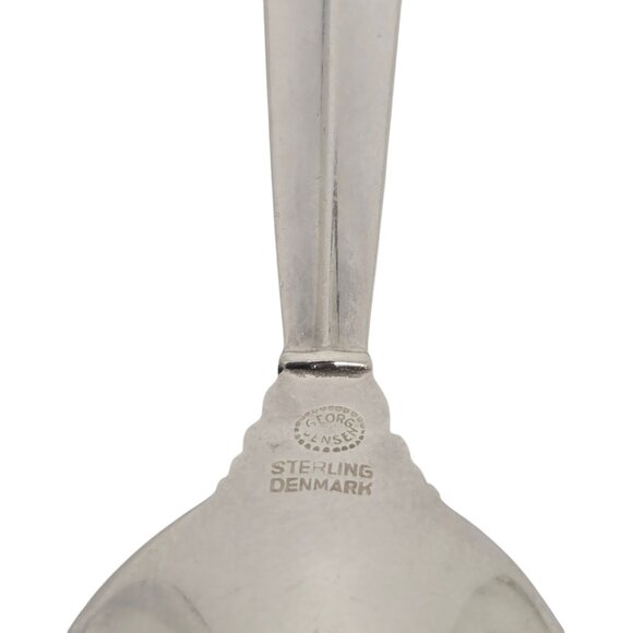 Set of 6 Georg Jensen Denmark Acanthus Sterling Silver Teaspoons 5 3/4" # 19723 - Picture 9 of 10